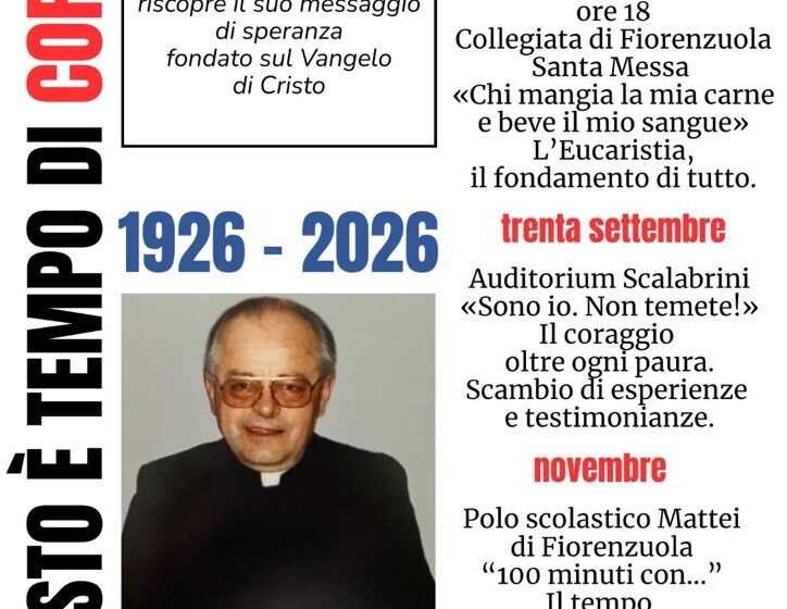 Don Luigi Bergamaschi 2026 “QUESTO È TEMPO DI CORAGGIO”